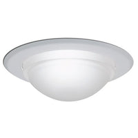 Nora NT-5050W - 5 in. - White Dome Shower Trim with Reflector