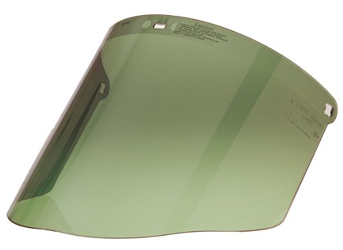3M Peltor Green Polycarbonate Faceshield V2B, Face Protection (Case of 10)