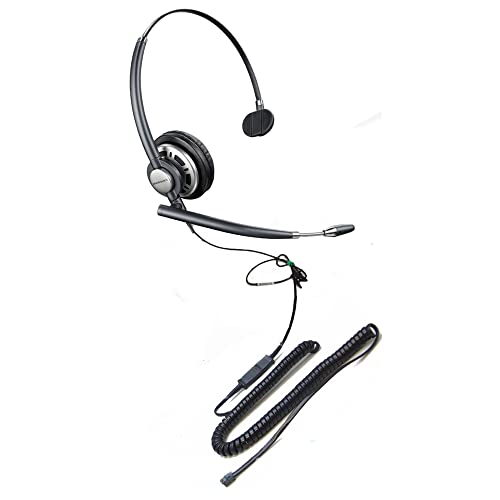 Cisco Compatible Plantronics HW710 Direct Connect Bundle | Includes Headset and Telephone Interface Cable - Cisco 7940, 7960, 7965 | 6921, 6941, 6945, 6961 | 8941, 8945, 8961 | 9951, 9971