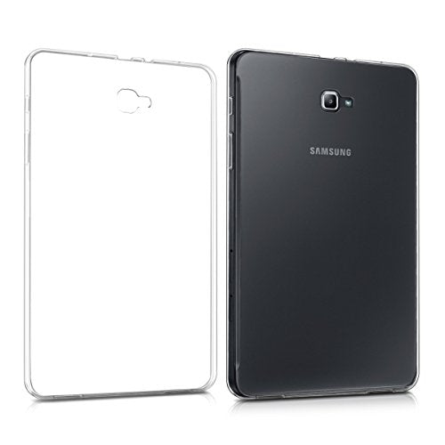 kwmobile Case Compatible with Samsung Galaxy Tab A 10.1 T580N/T585N (2016) - Case Soft Crystal TPU Tablet Protector Cover - Transparent