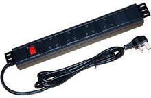 Load image into Gallery viewer, Cables UK 6 Way UK Socket Vertical PDU with UK Plug
