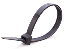 Load image into Gallery viewer, 18 Inch Black UV Extra Heavy Duty Cable Tie - 100 Pack
