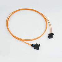 HOTRIMWORLD 500cm Most Fiber Optic Cable,Most Fiber Optic Adapter Connector,Male-Female for BMW Audi Mercedes Porsche VW