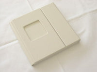 Ivory Wedding CD/DVD Case holds 1 disc, 2 photos