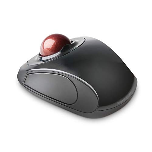 Kensington Orbit Wireless Trackball Mouse With Touch Scroll Ring (K72352 Us),Black