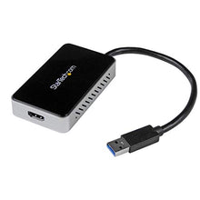 Load image into Gallery viewer, StarTech.com USB 3.0 to HDMI &amp; DVI Adapter with 1x USB Port - External Video &amp; Graphics Card Adapter - Dual Monitor Hub - Supports Windows (USB32HDEH)

