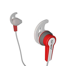 Load image into Gallery viewer, Axxis Sport Bluetooth Earbuds. Wireless, Stereo, In-Ear, Noise Reduction, Sweat Proof Cable, Durable and Comfortable. White and Red.
