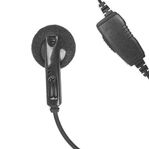 1-Wire Earbud Earpiece Inline PTT for Motorola XPR3300e XPR3500e 2-Way Radios