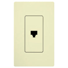 Load image into Gallery viewer, Lutron CA-PJH-AL Claro Decorator Phone Jack Insert - Almond (Clamshell Packaging)
