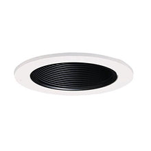 Load image into Gallery viewer, Halo Recessed 953P 4-Inch Metal Trim with Black Baffle, White
