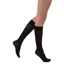 Load image into Gallery viewer, Jobst Ultrasheer 20-30 Knee High Closed Toe Womens Stockings Classic Black Medium

