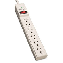 Load image into Gallery viewer, TLP606 Surge Suppressor, 6 Outlets, 6 ft Cord, 790 Joules, Light Gray
