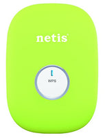 Netis E1+ 300Mbps Wireless N Range Extender, Travel Router, Wi-Fi Repeater, Signal Booster, 360 Degree Coverage (E1+ Green)