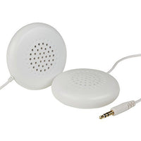 GangSam Mini Pillow Stereo Dual Speakers 3.5mm Plug White for MP3, MP4 Players, Smartphones iPhone iPod CD and Radio