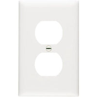Legrand - Pass & Seymour SP8WUCC100 Smooth Wall Plate Single Gang Duplex Easy Install, White