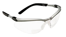 Load image into Gallery viewer, 3M Reader +2.5 Diopter Safety Glasses, Silver/Black Frame, Clear Lens - 11376
