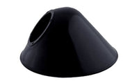 RAB Lighting GSACB Angled Cone Shade for Gnled Gooseneck, Black