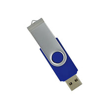 Load image into Gallery viewer, KINMIN USB 2.0 Swivel Flash Drive Memory Stick Pendrive Pack of 10 (8GB, Blue)
