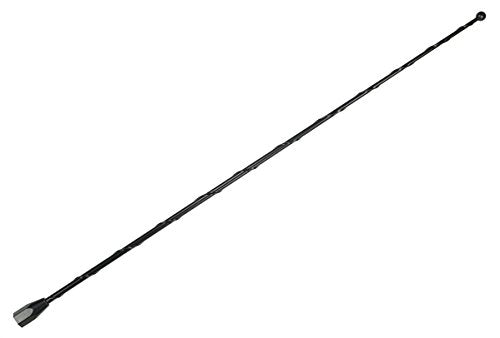 AntennaMastsRus - 15 Inch Black Antenna is Compatible with Saturn Vue (2002-2007) - Spiral Wind Noise Cancellation - Spring Steel Construction