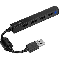 Speedlink INT-SL-140000-BK 4-Port Snappy Slim USB Hub - Black