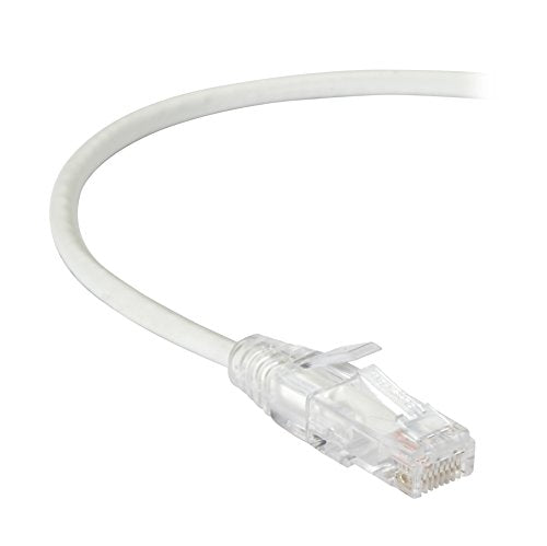 Black Box Network Services 3ft White CAT6A Slim 28AWG Patc