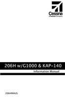 Cessna 206H Stationair Aircraft Information Manual - G-1000/KAP-140