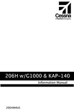 Load image into Gallery viewer, Cessna 206H Stationair Aircraft Information Manual - G-1000/GFC-700
