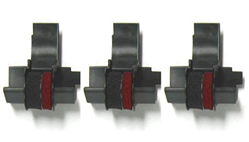 (3 Pack) Nu-Kote NR42 Compatible Ink Roller (Black and Red)
