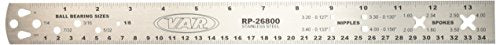 VAR RP 26800 Spoke Ruler Measurement, Silver