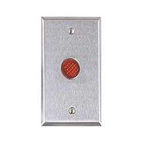 ALARM CONTROLS RP28L STAINLESS STEEL LED PLATE