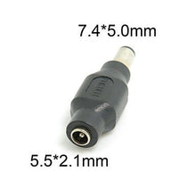 Load image into Gallery viewer, FASEN DC 5.5 2.1mm Female to 7.4 5.0mm plug AC DC Power Plug Connector Adapter for DELL HP Laptop
