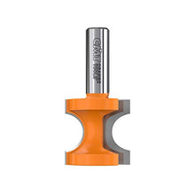 Load image into Gallery viewer, CMT 854.507.11 Bull Nose Bit, 1/2-Inch Shank, 3/8-Inch Radius, Carbide-Tipped
