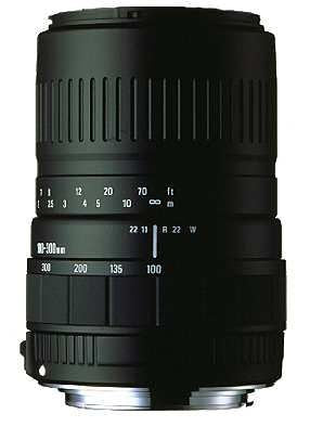 Sigma 100-300mm F4.5-6.7 DL Lens for Pentax DSLR