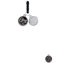 Load image into Gallery viewer, Delight Jewelry Nurse Caduceus Seal - LPN Stronger Braver Smarter Phone Charm
