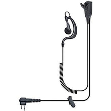 Load image into Gallery viewer, Klein Electronics BODYGUARD-M1 Two-wire Earpiece for Motorola Radios, Push-to-talk (PTT) button/microphone with lapel clip, Adjustable rubber earloop holds speaker securely in place, Works on right or
