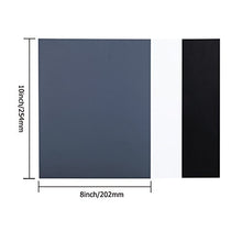 Load image into Gallery viewer, 18% Neutral Gray Card JJC White Balance Card for DSLR Camera Video Film 10x8 PVC Exposure Photography Card Custom Calibration Camera Checker Card with Gray,White,Black Cards &amp; a Storage Bag
