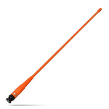 Load image into Gallery viewer, TWAYRDIO BNC UHF/VHF Dual Band Two Way Radio Flexible Whip Antenna Orange 15inch for Icom IC-V80 IC-V82 IC-V85 Kenwood TK300 Walkie Talkie
