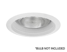 Load image into Gallery viewer, NICOR Lighting 6 inch White Airtight Recessed Cone Baffle Trim, Fits 6 inch Housings (17550A)
