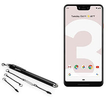 Load image into Gallery viewer, Stylus Pen for Google Pixel 3 XL (Stylus Pen by BoxWave) - EverTouch Capacitive Stylus, Fiber Tip Capacitive Stylus Pen for Google Pixel 3 XL - Jet Black
