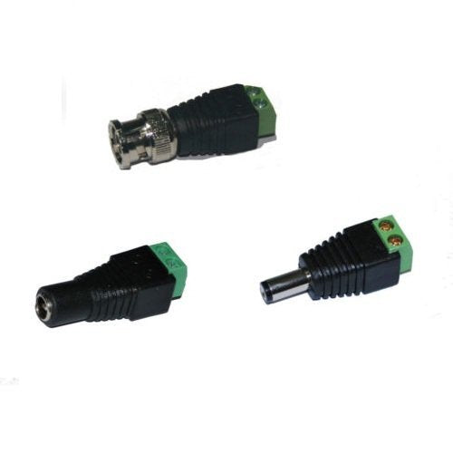 5 Pairs CAT5 TO BNC Passive Video and Power Balun Transceiver