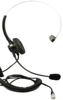 Call Center Hands-Free Headset Headphone Polaris Monaural Mic Mircrophone Noice Cancelling + Extra Cushions for Cisco Telephone 7931 7940 7960 7970 7962 7975 7961 7971 7960 M12 M22 and 79xx Series