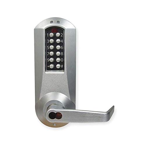 Kaba E-Plex E5031XKWL-626-41 Lever Electronic Push Button Lock Key Bypass Cylindrical