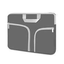 Load image into Gallery viewer, HESTECH Laptop case 13 inch Chromebook Sleeve Cover,Neoprene Carrying Handle Bag for Dell XPS/MacBook Air/Pro M1 Surface Book 13.5&quot;/Acer Asus Samsung Galaxy 13.3&quot; Lenovo Google HP Computer,Dark Gray
