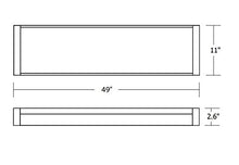 Load image into Gallery viewer, NICOR Lighting 4 Ft. High-Output Dimmable LED Wraparound with Prismatic Acrylic Lens in 4000K (ACW-20-4H-UNV-40K)
