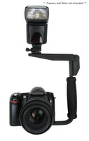 Hila Olympus Evolt E-410 Flash Bracket (PivPo Pivoting Positioning) 180 Degrees (Olympus Shoe)