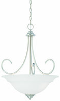 Thomas Lighting SL891778 Bella Collection 3 Light Pendant, Brushed Nickel