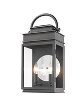 Load image into Gallery viewer, Artcraft Lighting AC8231BK Transitional Two Light Outdoor Wall Mount from Fulton Collection in Black Finish, 18.50x8.00x5.50

