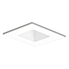 Load image into Gallery viewer, Halo Recessed 3011WHWB 3-Inch 15-Degree Trim Adjustable Square with Baffle, White
