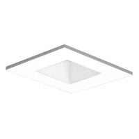 Halo Recessed 3011WHWB 3-Inch 15-Degree Trim Adjustable Square with Baffle, White