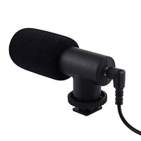 PULUZ 3.5mm Audio Stereo Recording Professional Interview Microphone for DSLR & DV Camcorder, Smartphones